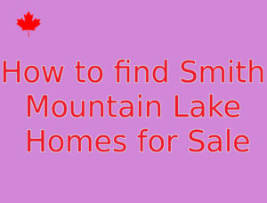 Read more about the article How to find Smith Mountain Lake Homes for Sale