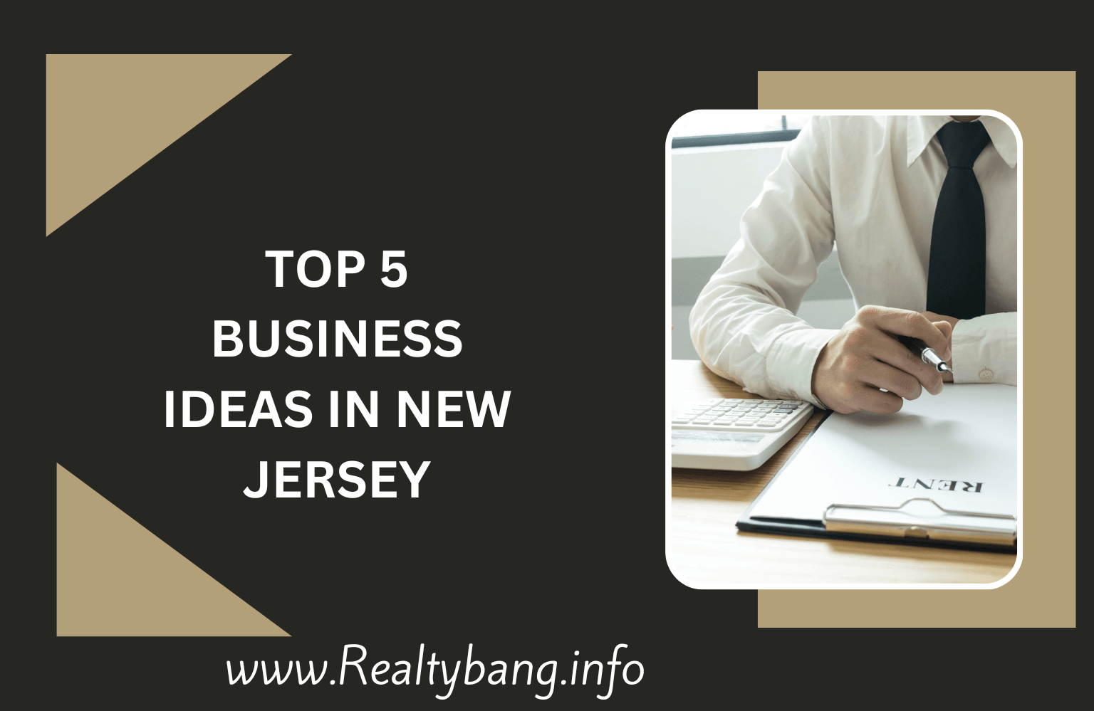 TOP 5 BUSINESS IDEAS IN NEW JERSEY